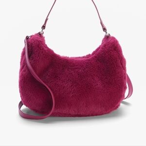 Faux Fur Crossbody Purse